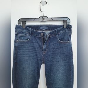 Just USA straight leg jeans with ankle zip, Size 29